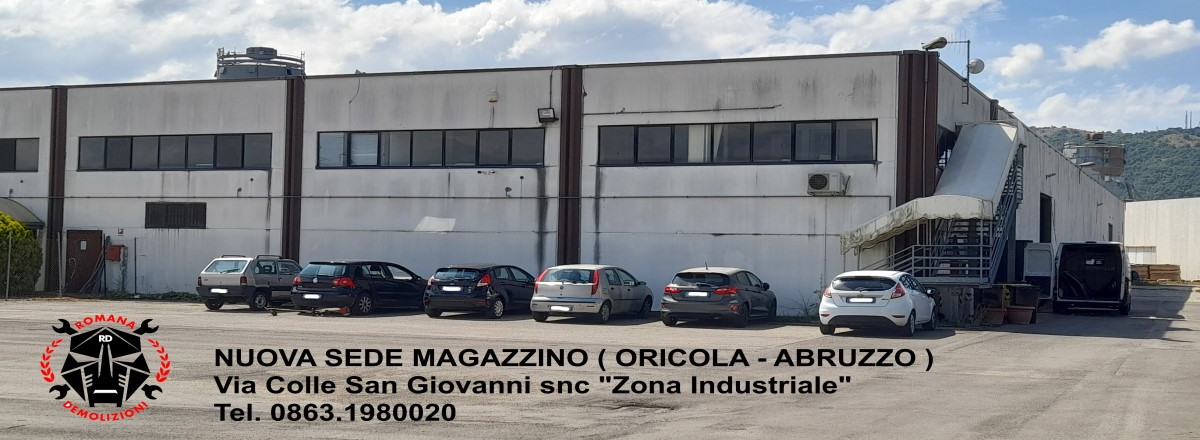 Nuova Sede ROMANA DEMOLIZIONI ORICOLA